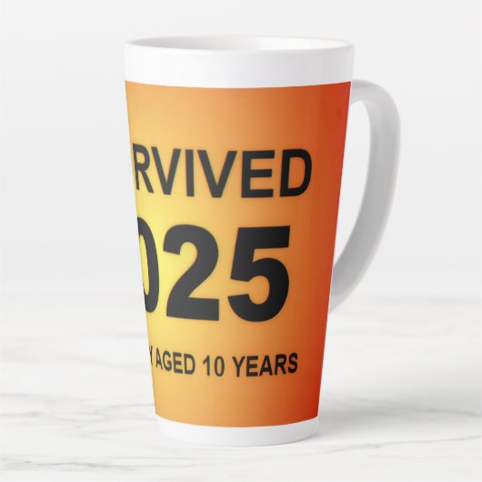 Ich überlebte 2025 milchtasse (Rechte Ecke)
