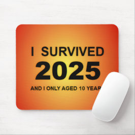 Ich überlebte 2025 mousepad