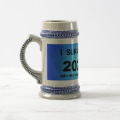 Ich überlebte 2026 bierglas (Links)