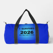 Ich überlebte 2026 duffle bag (Vorderseite)