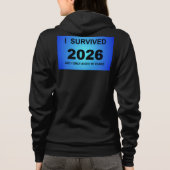 Ich überlebte 2026 hoodie (Rückseite)