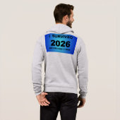 Ich überlebte 2026 hoodie (Schwarz voll)