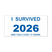 Ich überlebte 2026 permastempel (Design)