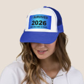 Ich überlebte 2026 truckerkappe (Beispiel)
