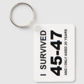 Ich überlebte 45-47 schlüsselanhänger (Vorderseite)