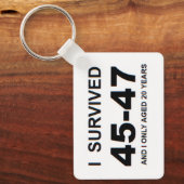 Ich überlebte 45-47 schlüsselanhänger (Vorderseite)