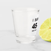 Ich überlebte 45-47 schnapsglas (Links)