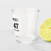 Ich überlebte 45-47 schnapsglas (Rechts)
