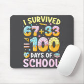 Ich überlebte 67 33 Tage Schule Mousepad (Mit Mouse)
