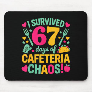 Ich überlebte 67 Tage des Cafeteria-Chaos Cute Foo Mousepad