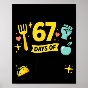 Ich überlebte 67 Tage des Cafeteria-Chaos Küchenpe Poster