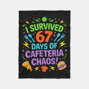 Ich überlebte 67 Tage des Cafeteria-Chaos Personal Fleecedecke