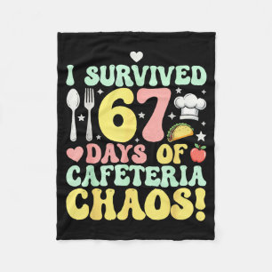 Ich überlebte 67 Tage des Cafeteria-Chaos Six Seve Fleecedecke