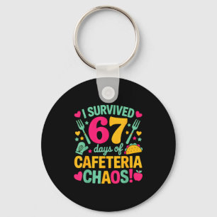 Ich überlebte 67 Tage des Cafeteria-Chaos Süßes Es Schlüsselanhänger