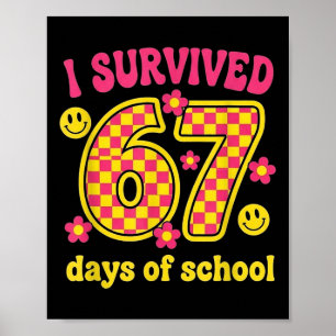 Ich überlebte 67 Tage Schule 100 Tage Brainrot sec Poster