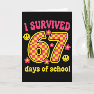 Ich überlebte 67 Tage Schule 100 Tage Brainrot Six Karte