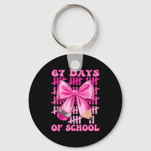 Ich überlebte 67 Tage Schule Cool-Lehrer-Design  Schlüsselanhänger
