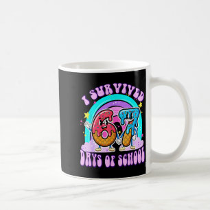 Ich überlebte 67 Tage Schule Lustig 67 Lehrer Schü Kaffeetasse