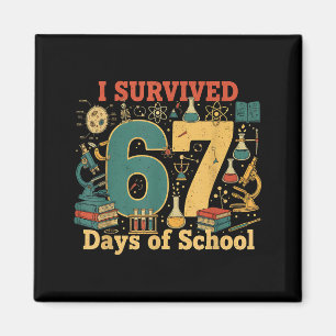 Ich überlebte 67 Tage Schule Lustiges 67 Meme Wiss Magnet
