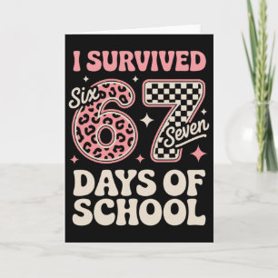 Ich überlebte 67 Tage Schule Sechs sieben Schüler Karte