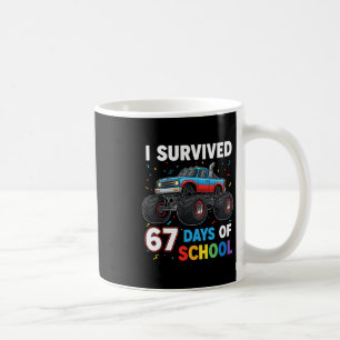 Ich überlebte 67 Tage Schule Six Seven Meme für mi Kaffeetasse