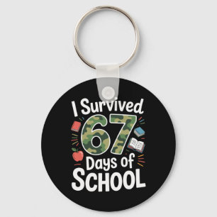 Ich überlebte 67 Tage Schulmilitär sechs  Schlüsselanhänger