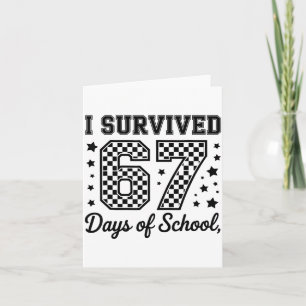 Ich überlebte 67 Tage von Schullehren Schülern Karte
