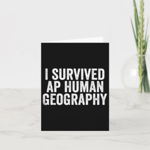 Ich überlebte Ap Human Geography Funny Ap Prüfung Karte