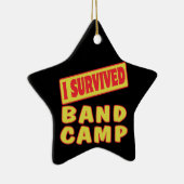 ICH ÜBERLEBTE BAND CAMP KERAMIKORNAMENT (Rechts)