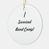 Ich überlebte Bandlager! Keramik Ornament (Links)