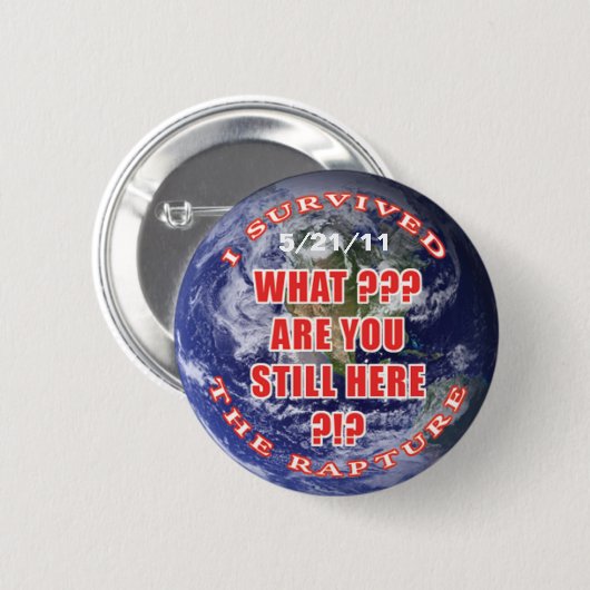 "Ich überlebte… Begeisterung " Button (Vorne & Hinten)