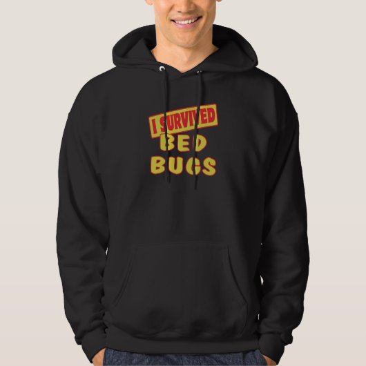 ICH ÜBERLEBTE BETTBUGS HOODIE (Vorderseite)