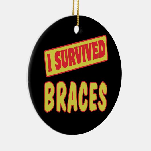 ICH ÜBERLEBTE BREMSE KERAMIK ORNAMENT (Rechts)