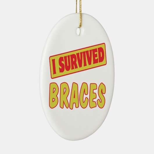 ICH ÜBERLEBTE BREMSE KERAMIK ORNAMENT (Rechts)