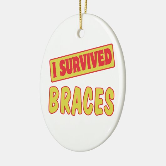 ICH ÜBERLEBTE BREMSE KERAMIK ORNAMENT (Links)