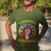 Ich überlebte Coronavirus-Hemd T-Shirt
