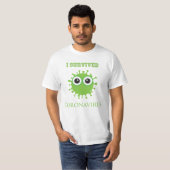 Ich überlebte Coronavirus T-Shirt (Vorne ganz)
