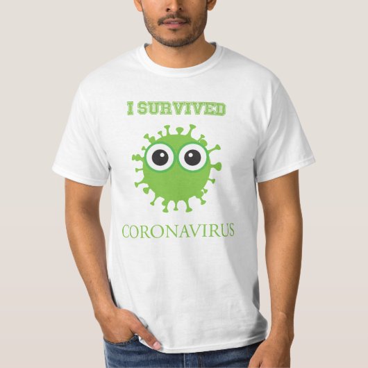 Ich überlebte Coronavirus T-Shirt (Vorderseite)