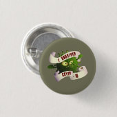 Ich überlebte COVID-19 Button (Vorne & Hinten)