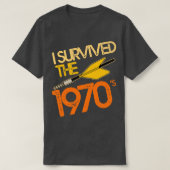 Ich überlebte das 70er Jarts Missile Game T-Shirt (Design vorne)