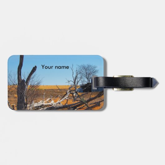 Ich überlebte das australische Gepäckanhänger (Rückseite horizontal)