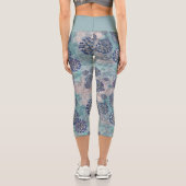 Ich überlebte das Blaue Virus Capri Leggings (Rückseite)