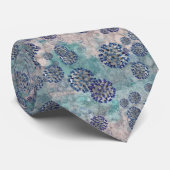 Ich überlebte das Blaue Virus Krawatte (Gerollt)