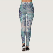 Ich überlebte das Blaue Virus Leggings (Rückseite)