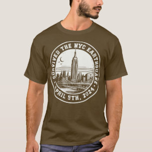 Ich überlebte das Erdbeben des Nyc Vintag New York T-Shirt