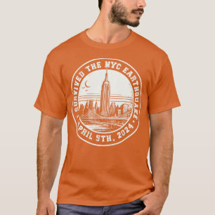 Ich überlebte das Erdbeben des Nyc Vintag New York T-Shirt