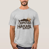 Ich überlebte das Hákarl-Shirt T-Shirt (Vorderseite)
