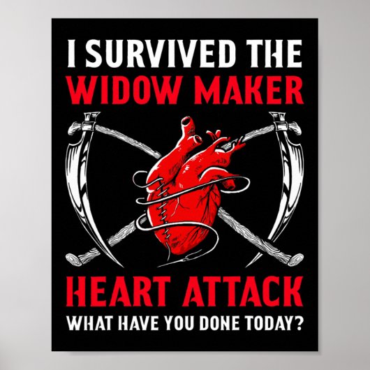 Ich überlebte das Herzinfarkt der Witwe-Maker Poster (Vorne)