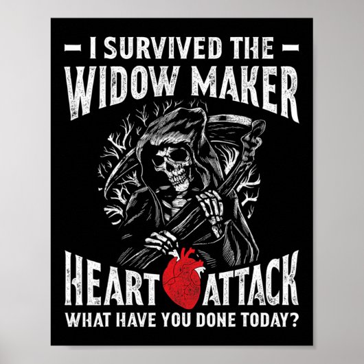Ich überlebte das Herzinfarkt der Witwe-Maker Poster (Vorne)