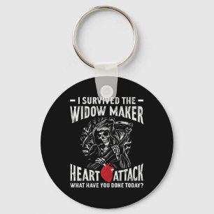 Ich überlebte das Herzinfarkt der Witwe-Maker Schlüsselanhänger